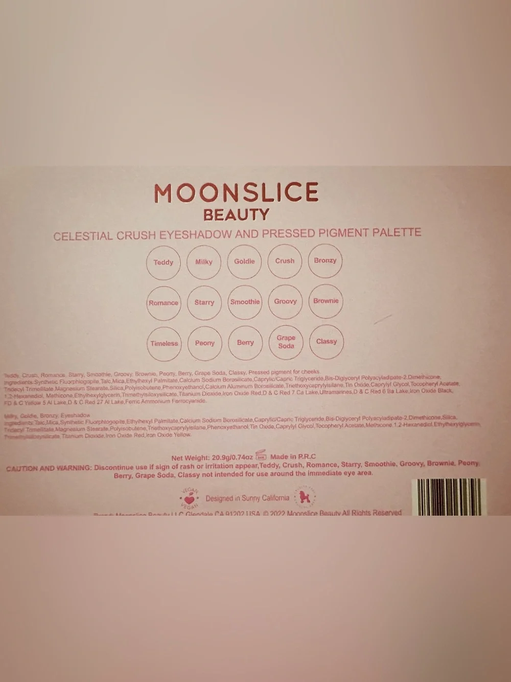Moonslice Beauty nwt moonslice